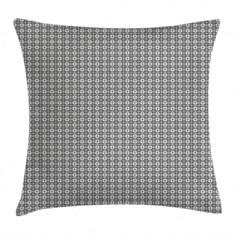 Lines Squares and Rounds Pillow Cover