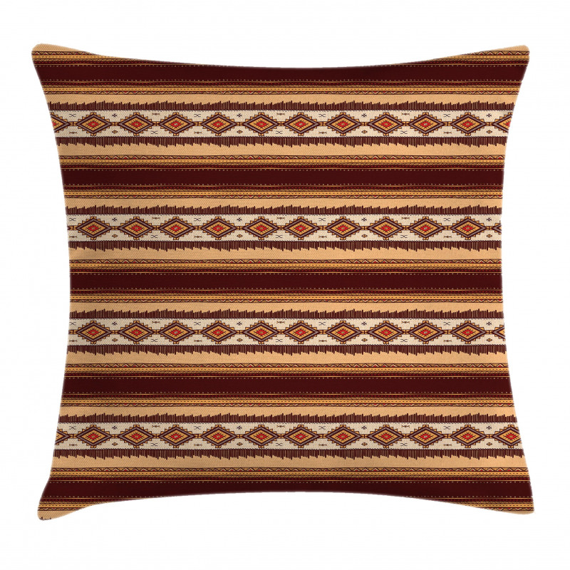 Old American Motif Pillow Cover