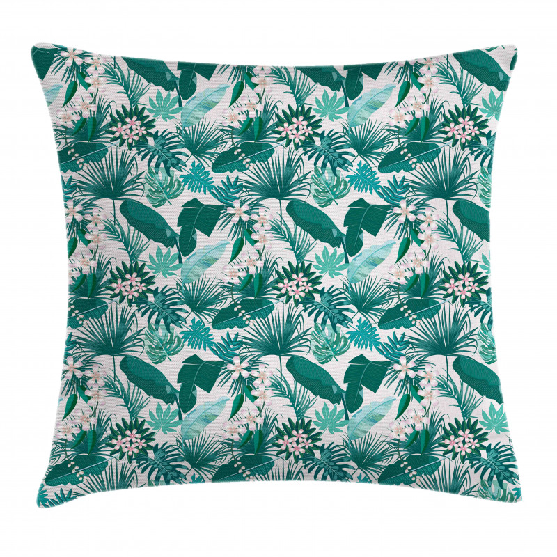 Tropic Botanical Bloom Art Pillow Cover