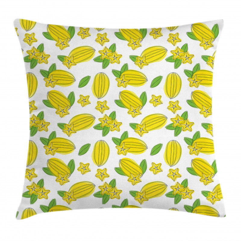 Carambola Star Fruit Exotic Pillow Cover