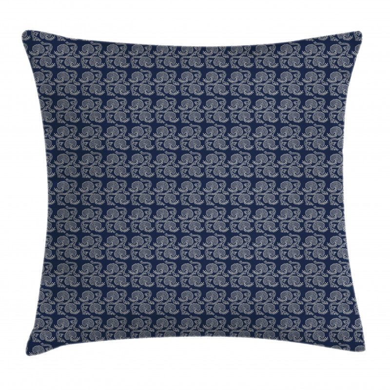 Russian Floral Dots Pillow Cover