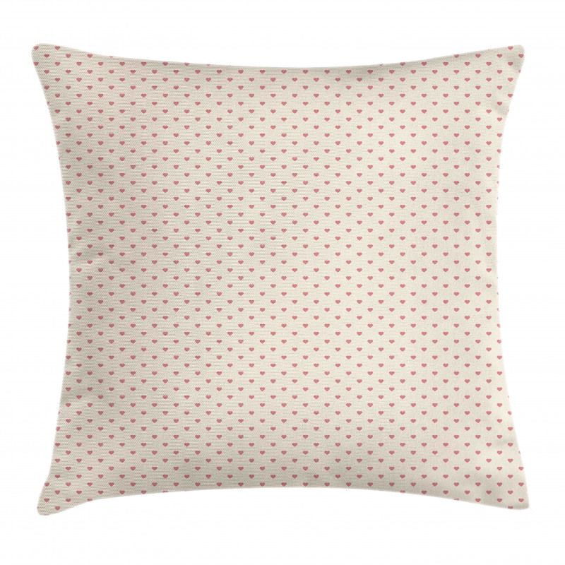 Minimal Hearts Art Pillow Cover