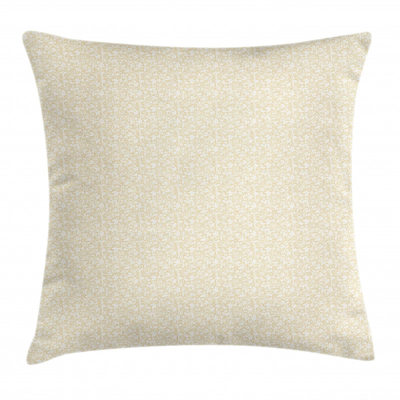 Simplistic Romantic Floral Pillow Cover