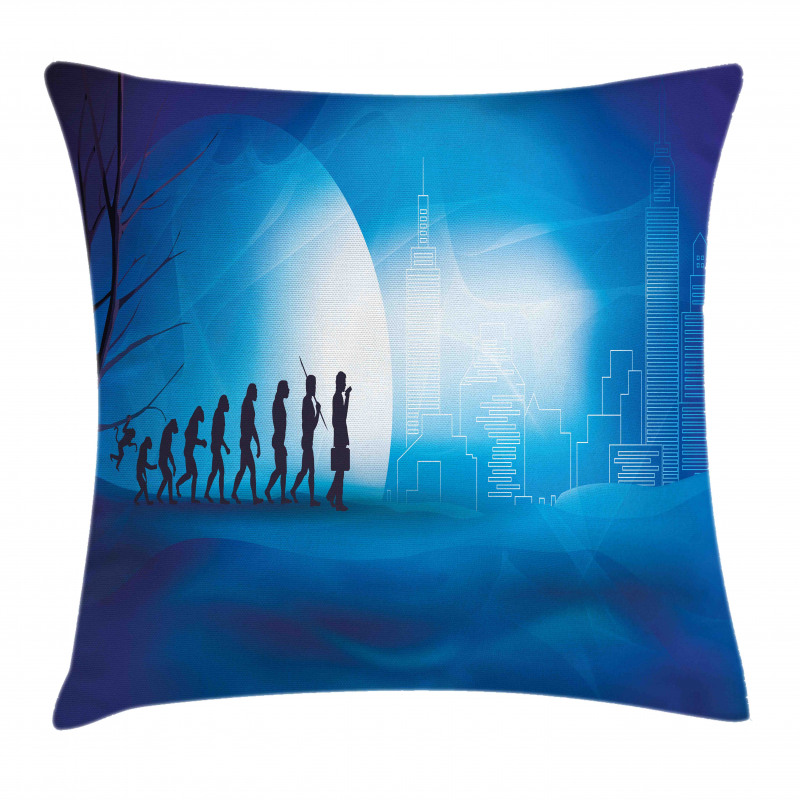 Nature to Big City Pillow Cover