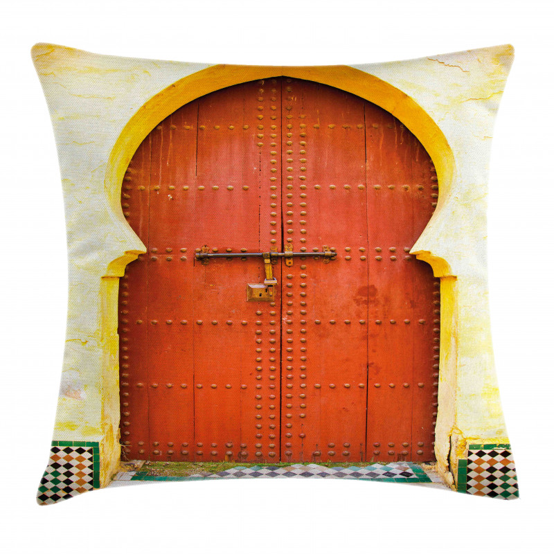 Historic Moroccan Door Pillow Cover