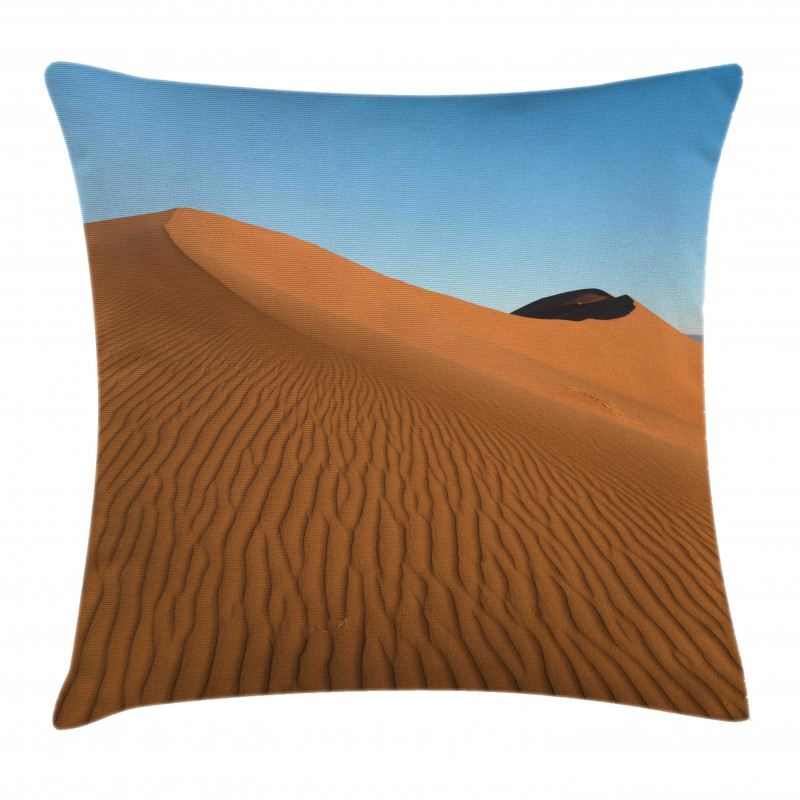 Wind Stains on Sands and Sky Pillow Cover