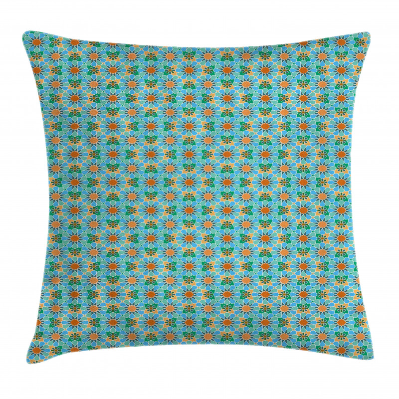 Floral Starry Ornaments Pillow Cover
