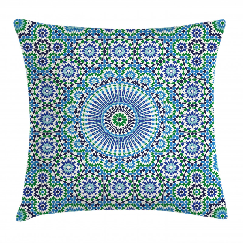 Eastern Floral Ornate Motif Pillow Cover