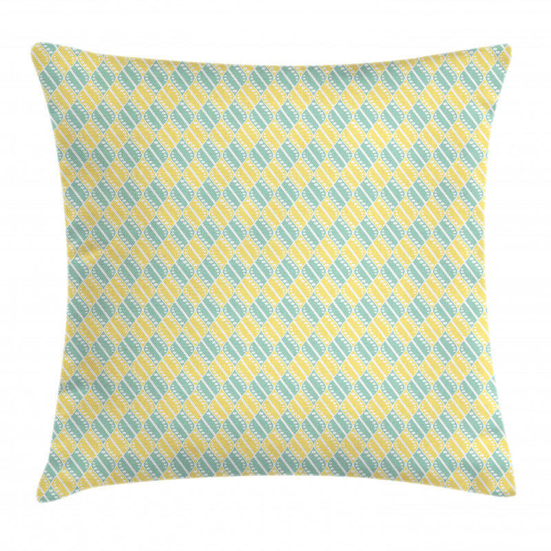 Pastel Geometric Dotted Pillow Cover