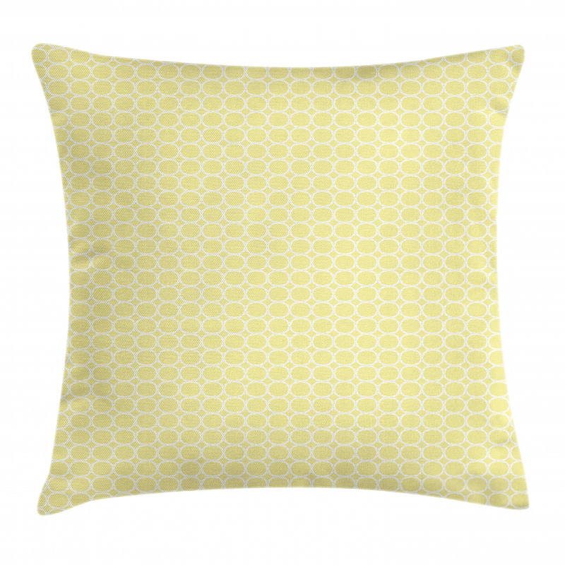 Pastel Circular Shapes Pillow Cover