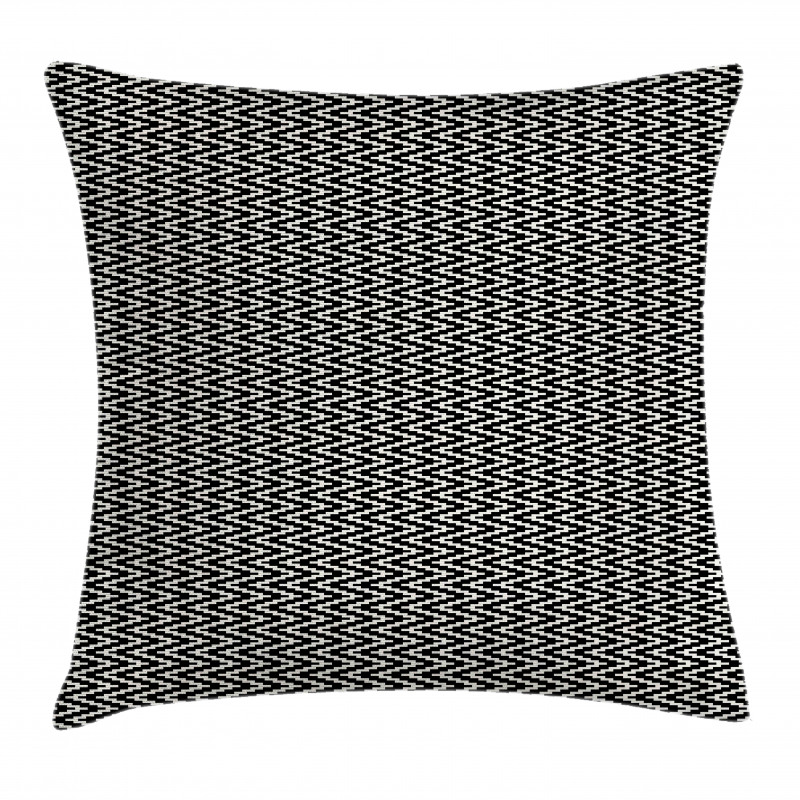 Edgy Lines with Zigzags Art Pillow Cover