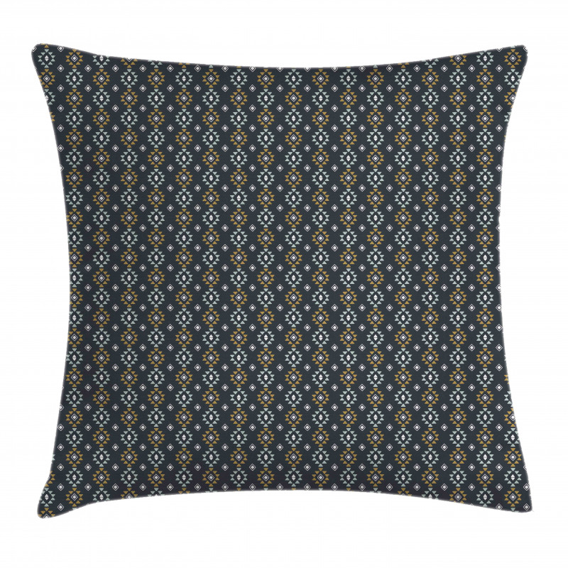 Tribal Rhomb and Triangle Pillow Cover