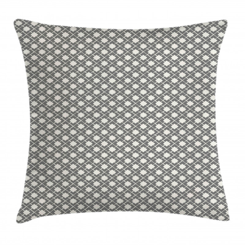 Lines Squares Lattice Art Pillow Cover