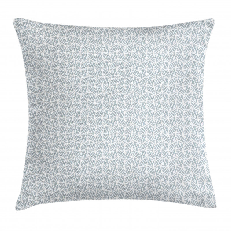 Pastel Monochrome Waves Pillow Cover