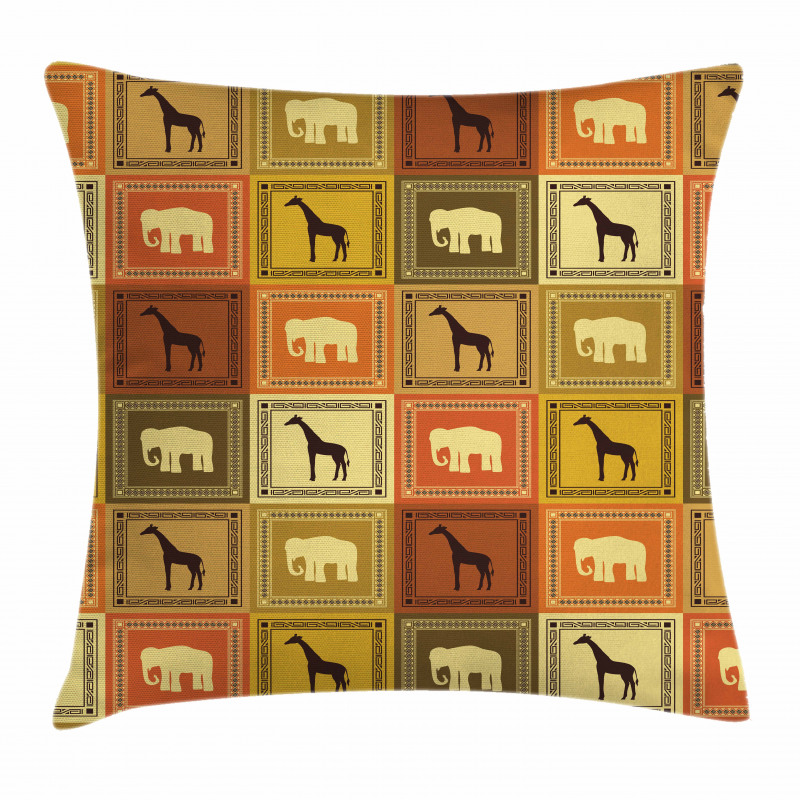 Animals Pattern Pillow Cover
