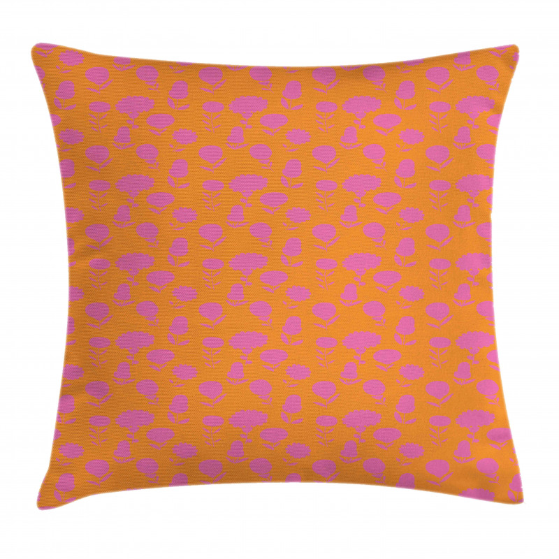 Blooming Tangerine Tones Pillow Cover