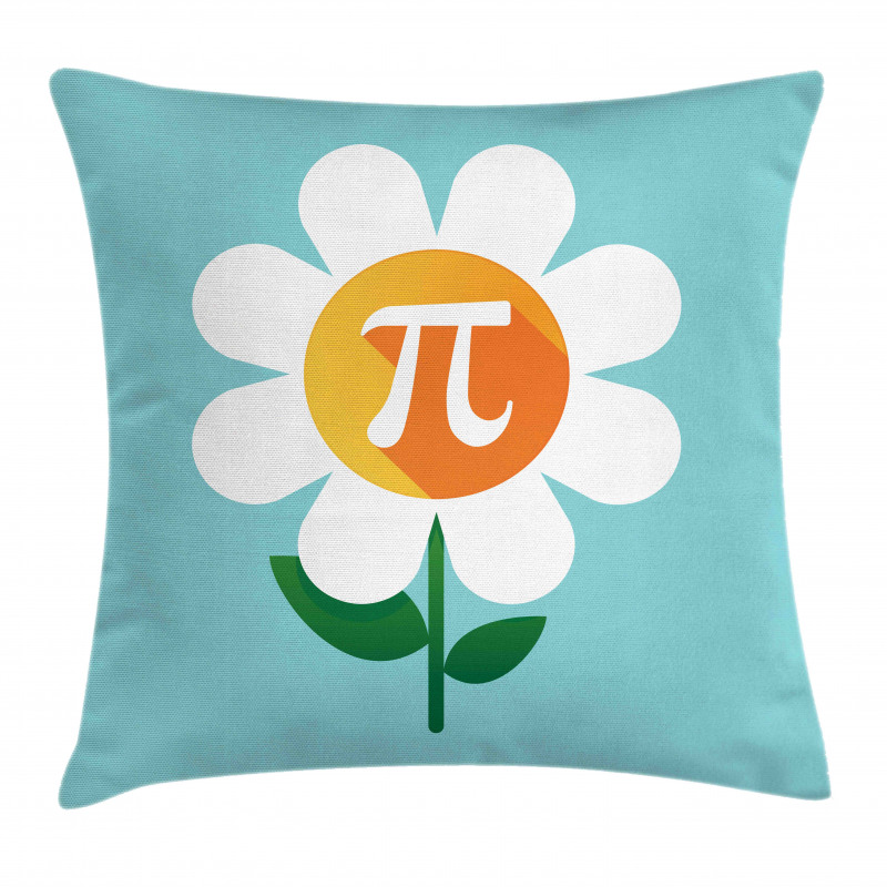 Number on Cartoon Daisy Pillow Cover