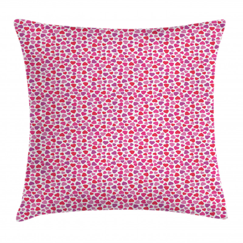 Simple Love Hearts Pillow Cover