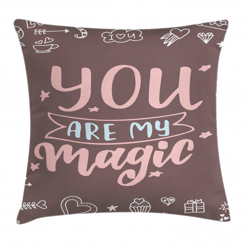 You are My Magic Outline Pillow Cover