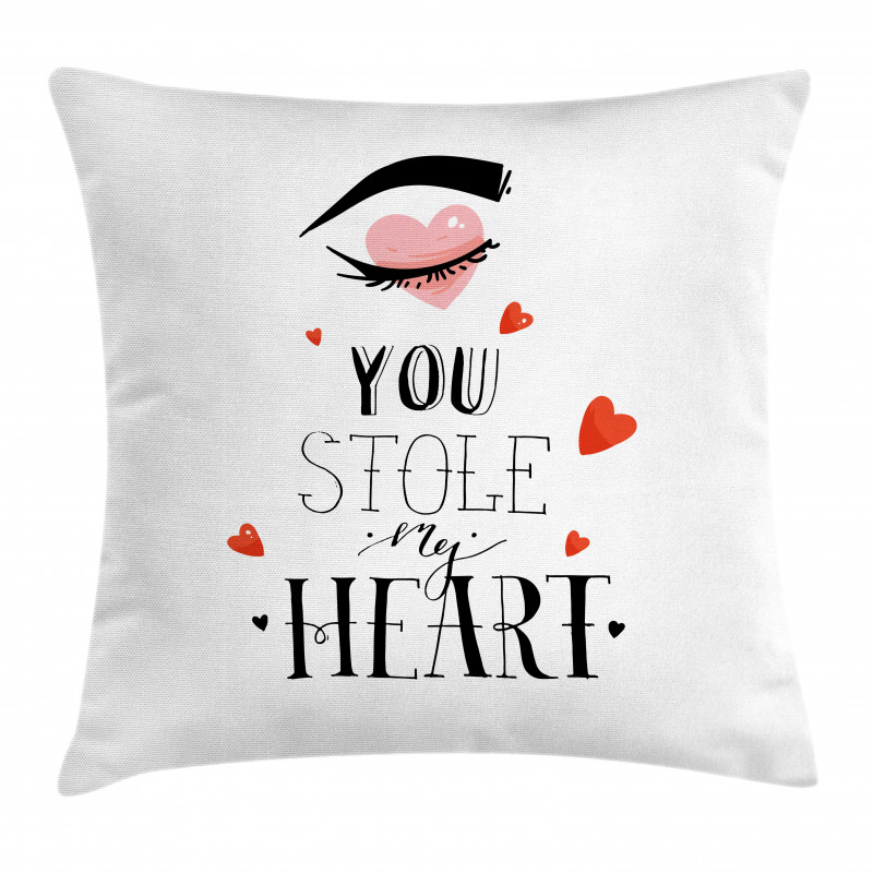 You Stole My Heart Woman Eye Pillow Cover