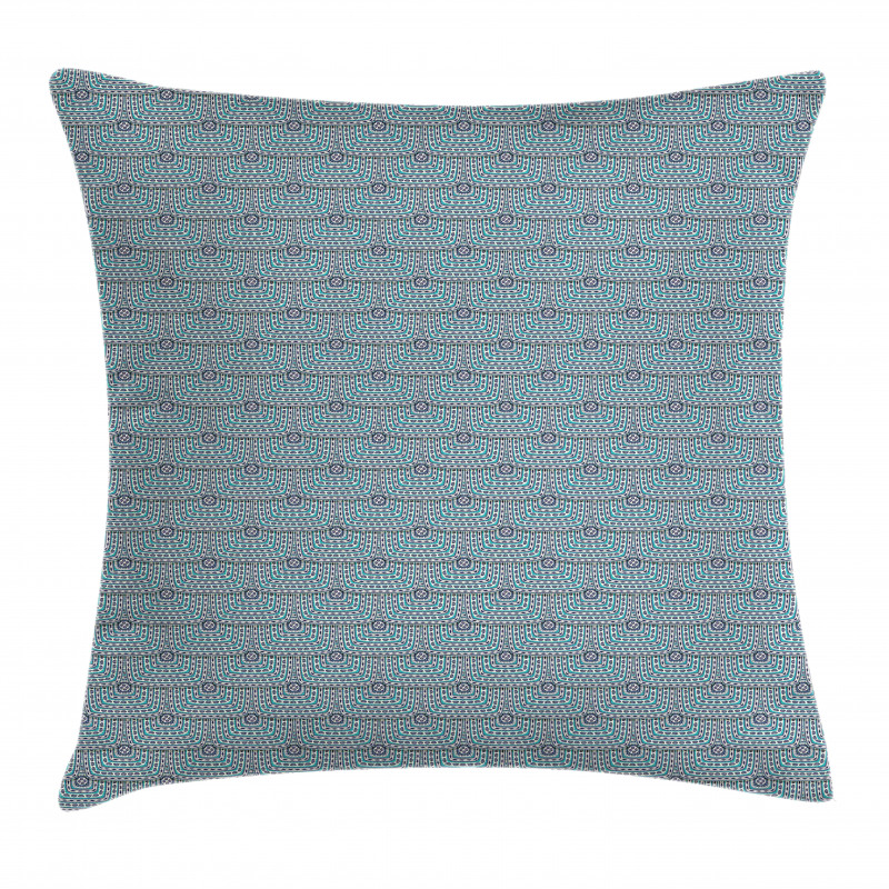 Romanian Rounded Square's Pillow Cover