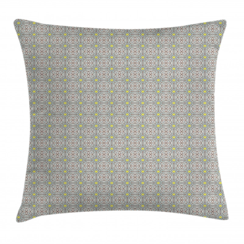 Pastel Abstract Mosaic Tile Pillow Cover