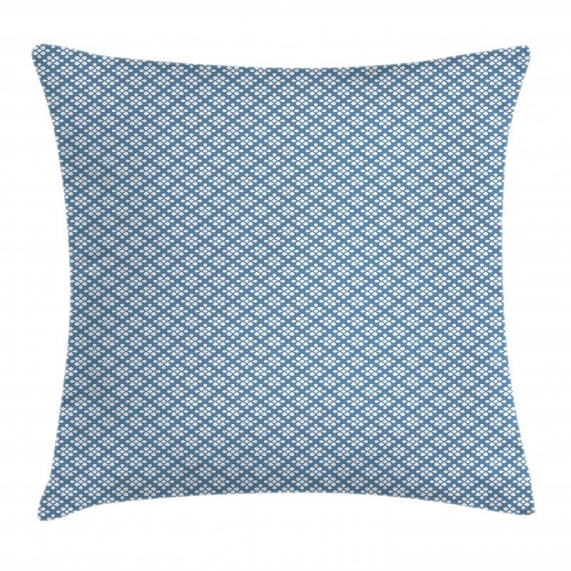 Symmetric Floral Motif Art Pillow Cover