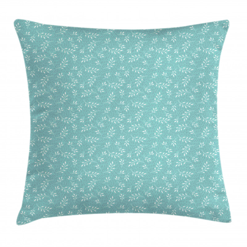 Simplistic Leafy Branches Pillow Cover