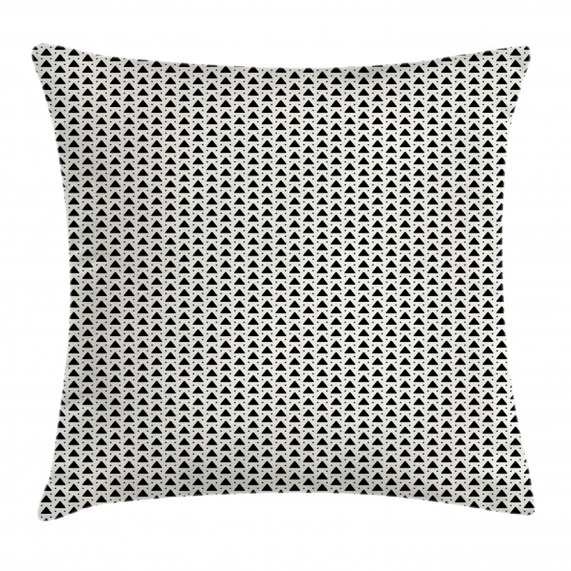 Simple Dots and Triangles Pillow Cover