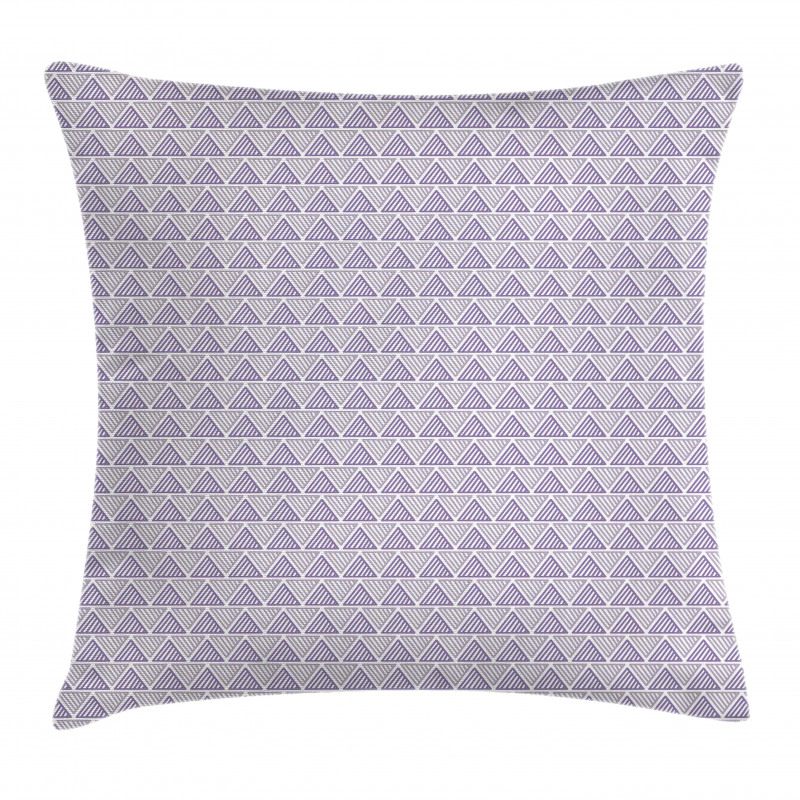 Triangles Diagonal Strips Pillow Cover