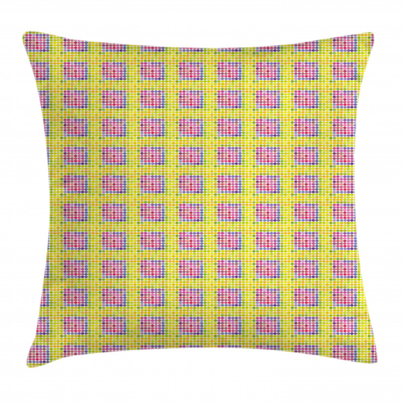 Vivid Symmetric Rounds Pillow Cover