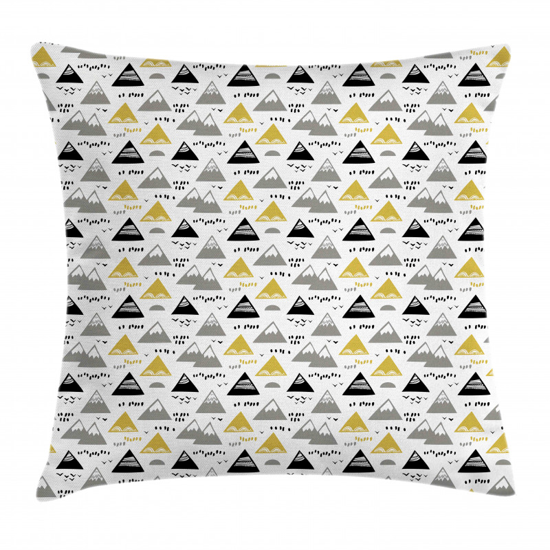 Mount Triangles Pillow Cover