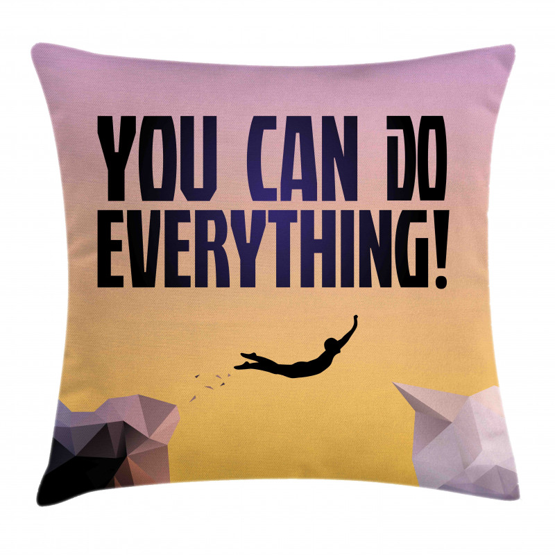 You Can Do Everything Phrase Pillow Cover