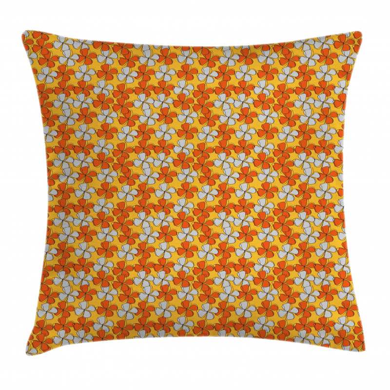 Abstract Autumn Flora Pillow Cover
