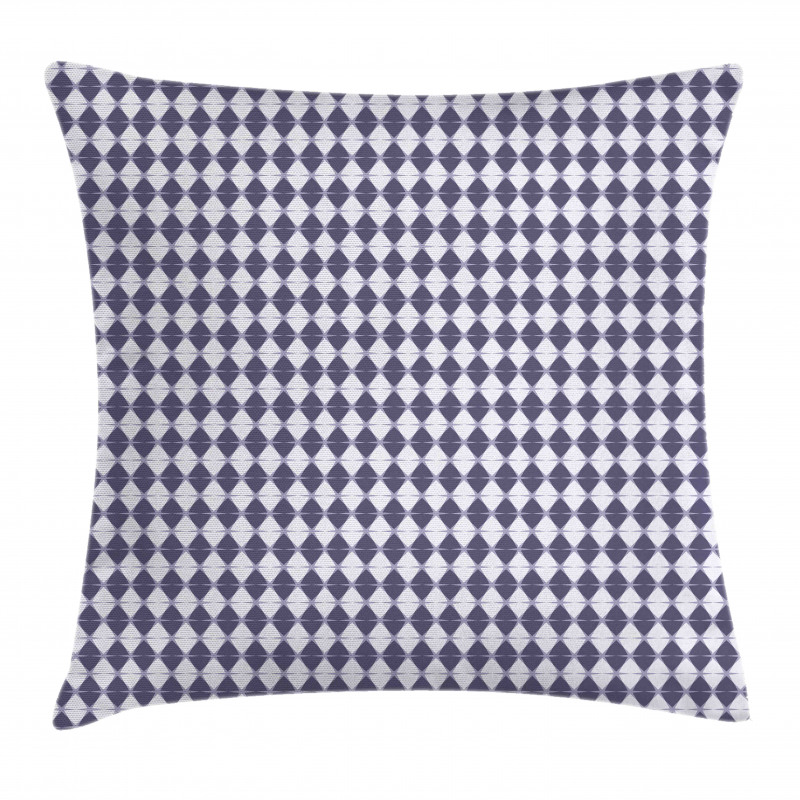 Monochrome Art Rhombuses Pillow Cover