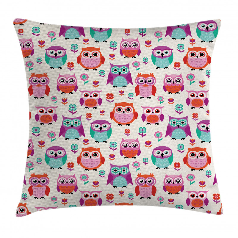 Happy Childhood Modern Pillow Cover