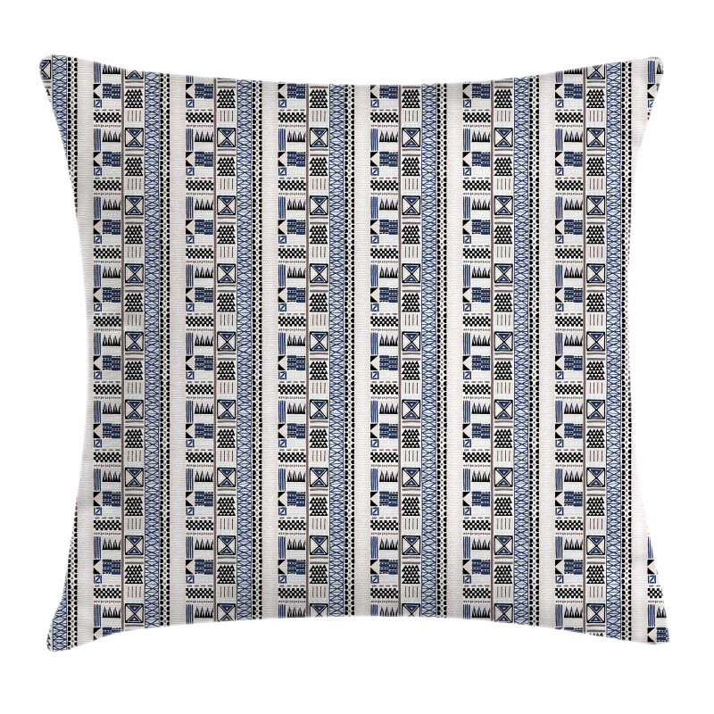 Tribal Traditional Shapes Pillow Cover