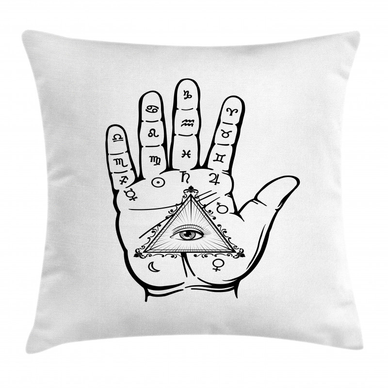 Psychic Hand Magic Eye Pillow Cover