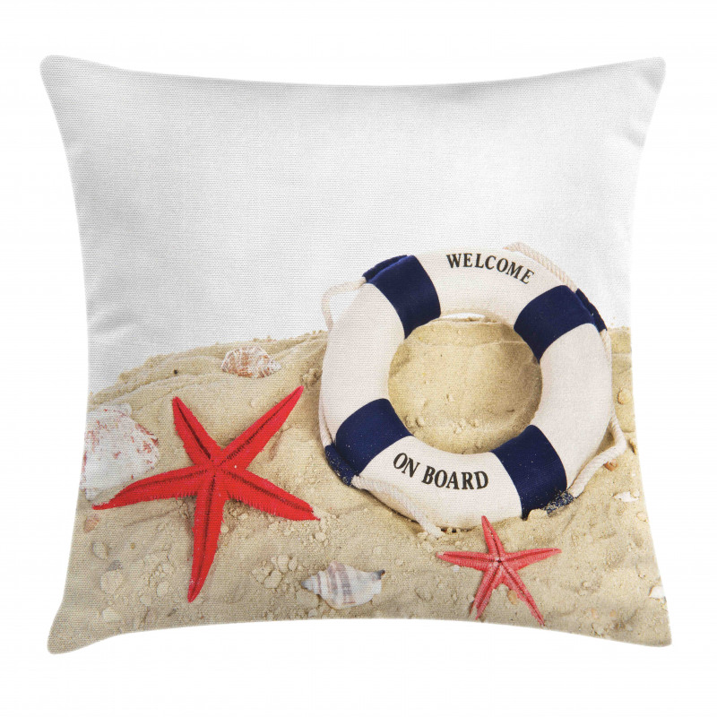 Shells Starfishes Sea Pillow Cover
