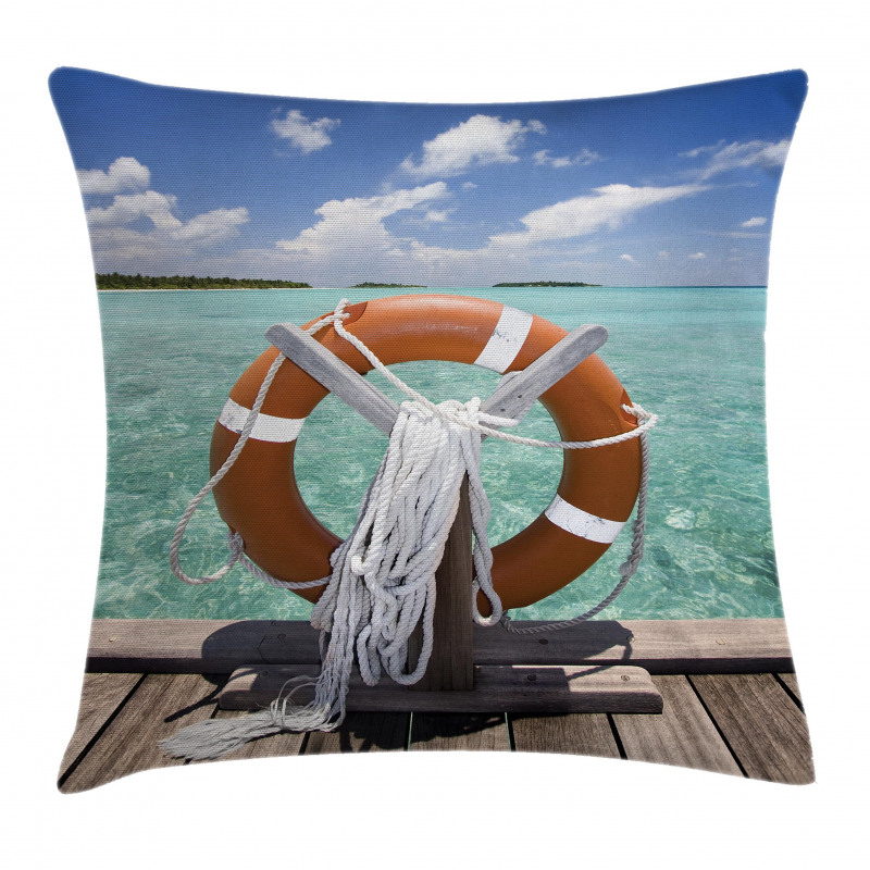 Summer Exotic Sea Pillow Cover