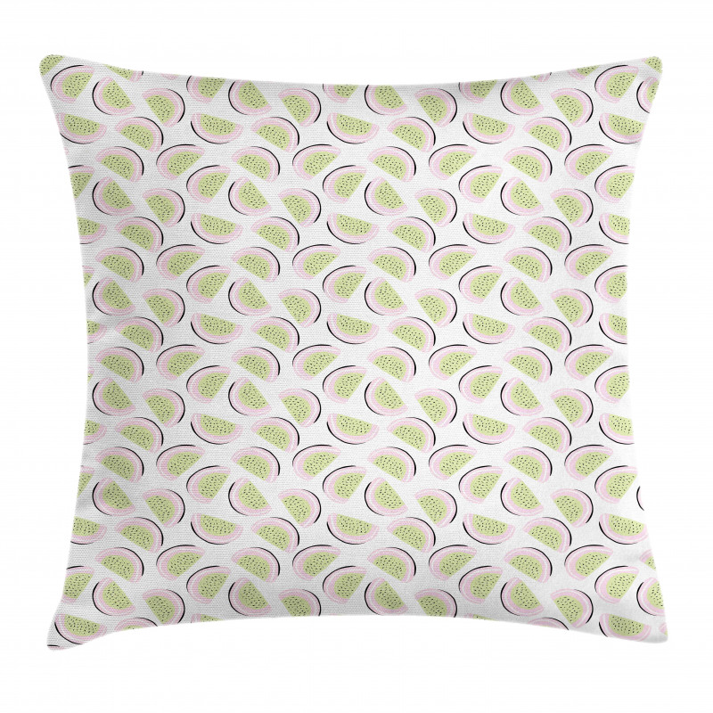 Fresh Abstract Watermelon Pillow Cover