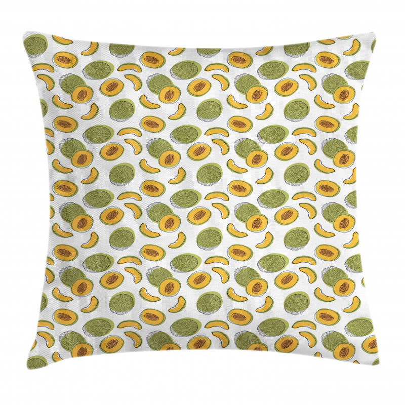 Japanese Melons Pillow Cover