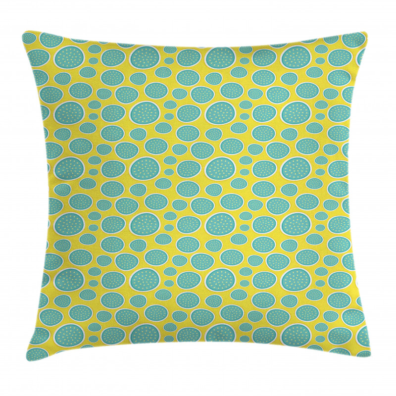 Abstract Halved Watermelons Pillow Cover