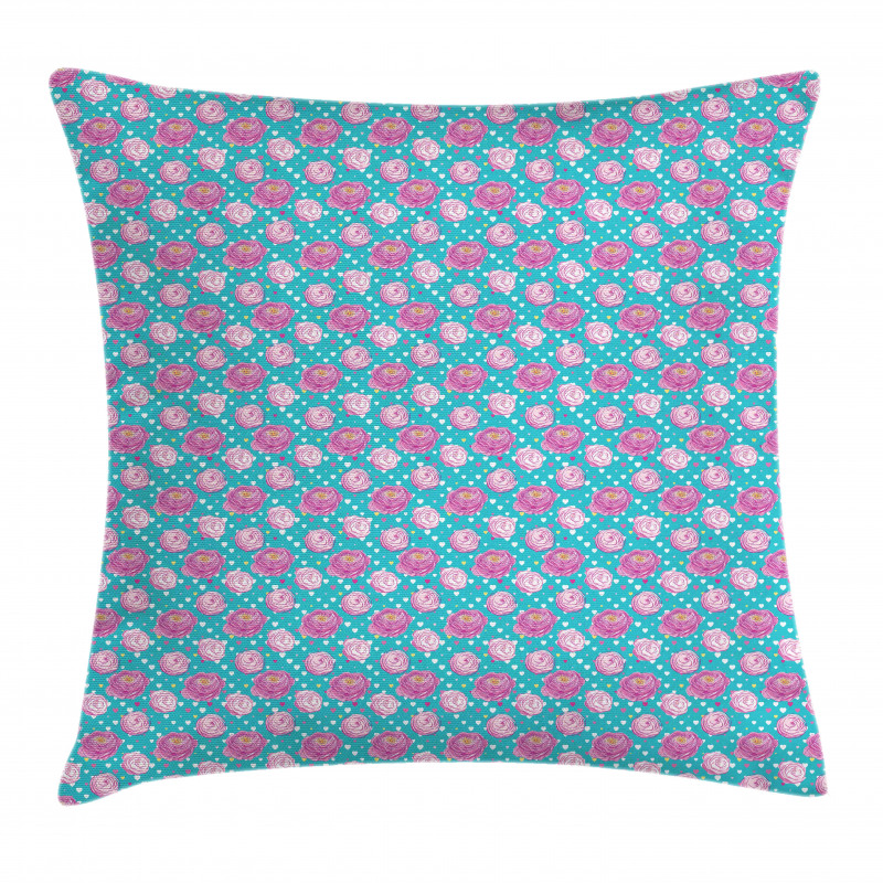 Blooming Peonies Romance Pillow Cover