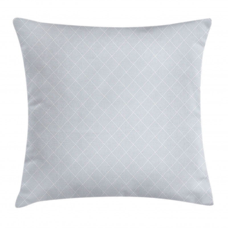 Diagonal Striped Rhombs Pillow Cover