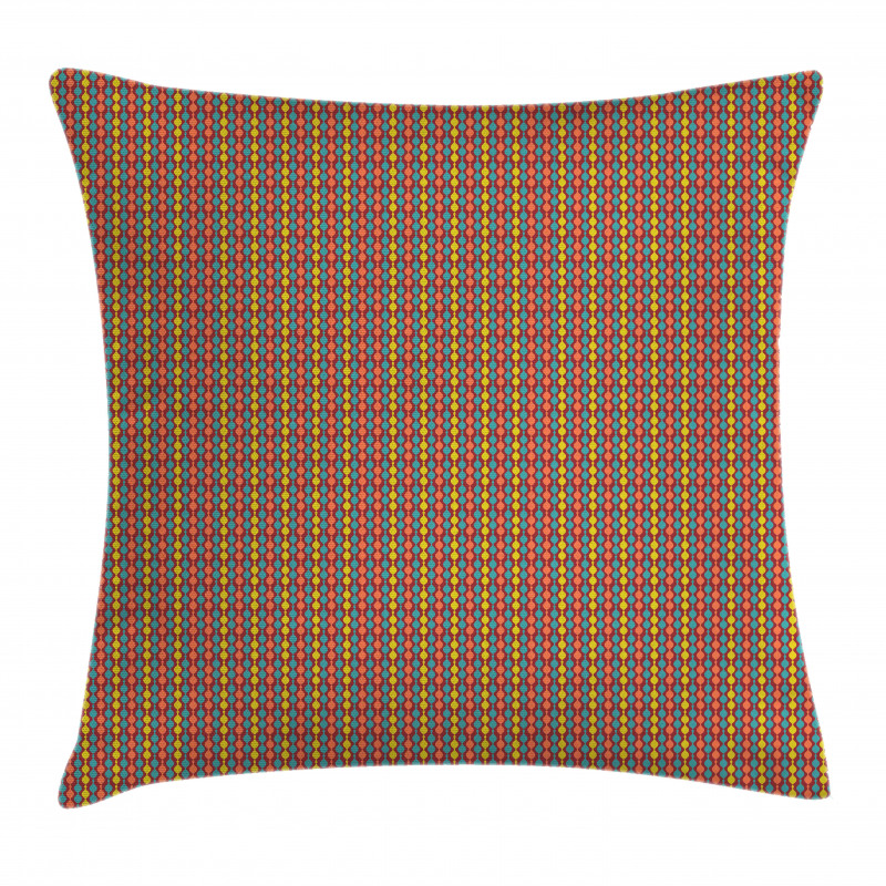 Geometric Vertical Art Motif Pillow Cover