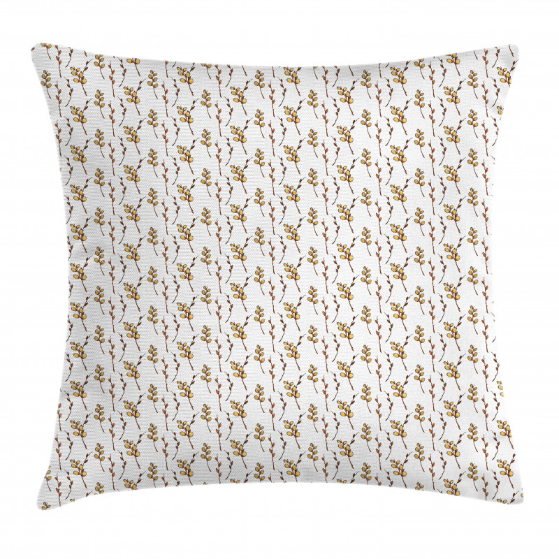 Spring Pussy-willow Pillow Cover