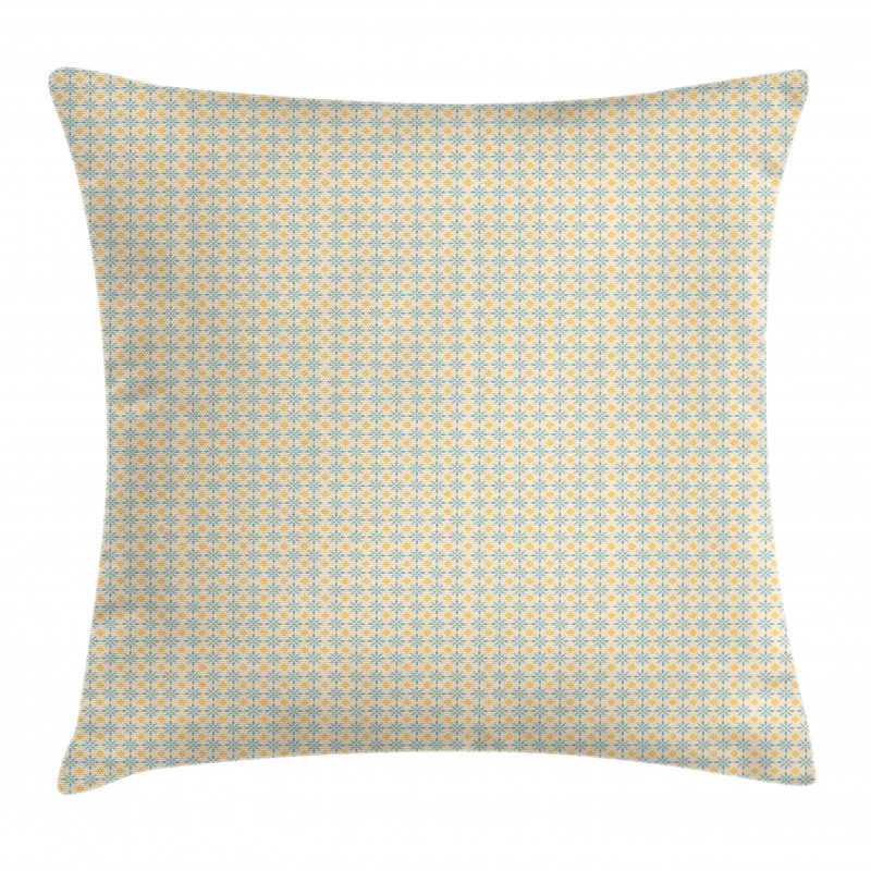 Symmetric Stars and Rhombs Pillow Cover