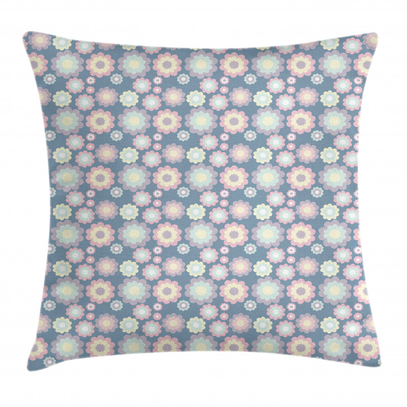 Petals in Various Sizes Pillow Cover