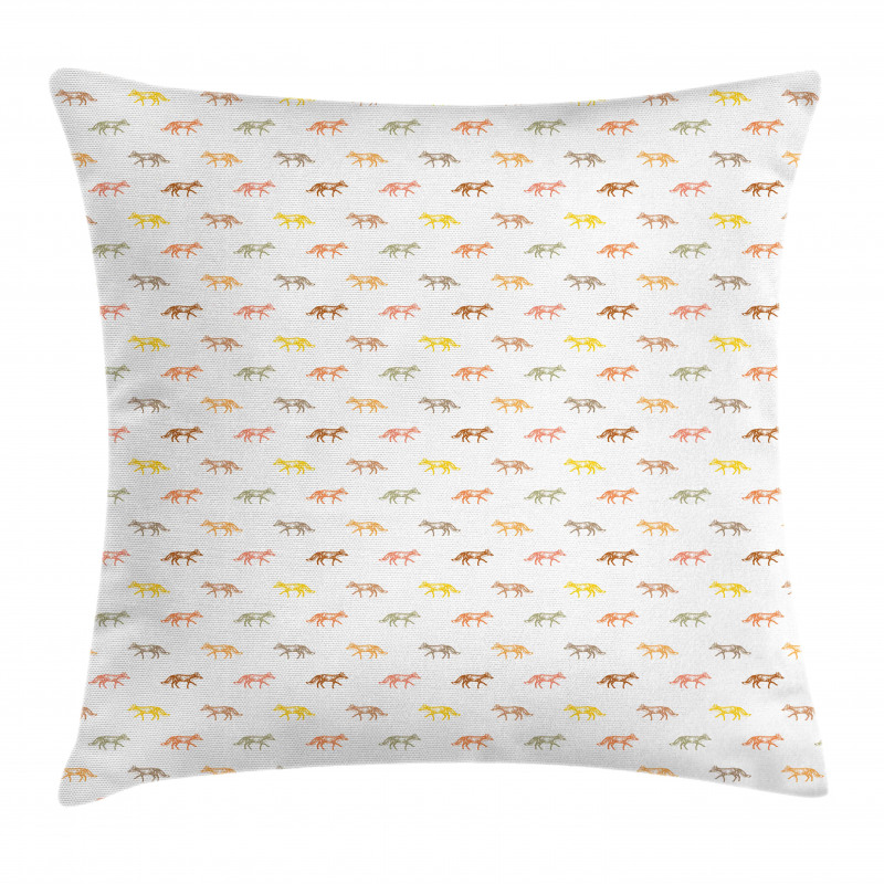 Colorful Savage Animal Pattern Pillow Cover